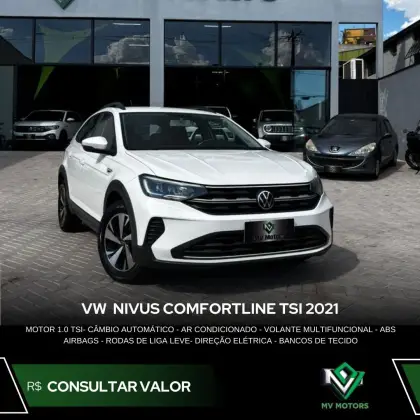 VOLKSWAGEN NIVUS 1.0 200 TSI TOTAL FLEX COMFORTLINE AUTOMÁTICO VOLKSWAGEN NIVUS 1.0 200 TSI TOTAL FLEX COMFORTLINE AUTOMÁTICO