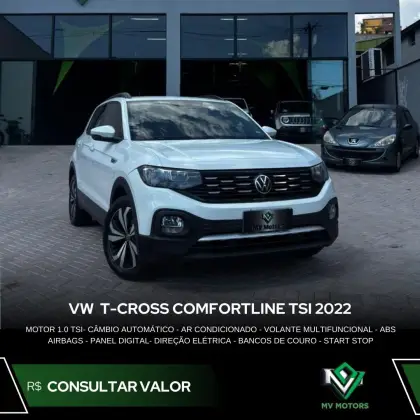 VOLKSWAGEN T-CROSS 1.0 200 TSI TOTAL FLEX COMFORTLINE AUTOMÁTICO VOLKSWAGEN T-CROSS 1.0 200 TSI TOTAL FLEX COMFORTLINE AUTOMÁTICO