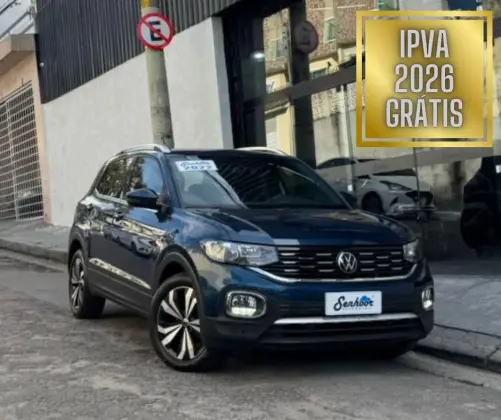 VOLKSWAGEN T-CROSS 1.4 250 TSI TOTAL FLEX HIGHLINE AUTOMÁTICO VOLKSWAGEN T-CROSS 1.4 250 TSI TOTAL FLEX HIGHLINE AUTOMÁTICO