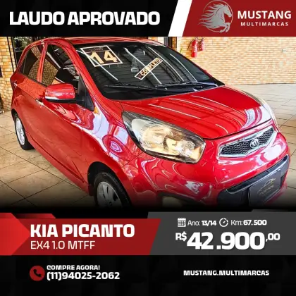 KIA PICANTO 1.0 EX 12V FLEX 4P MANUAL