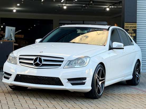 MERCEDES-BENZ-C 180-1.6 CGI SPORT 16V TURBO GASOLINA 4P AUTOMÁTICO MERCEDES-BENZ-C 180-2013