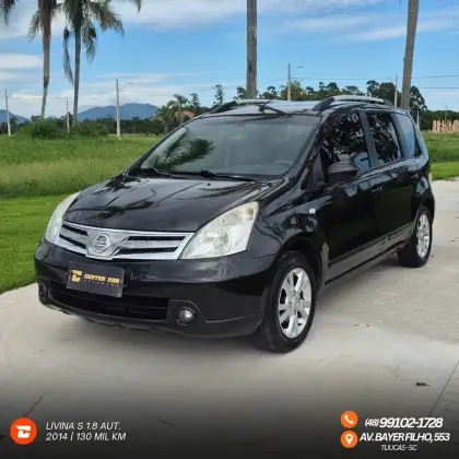 NISSAN LIVINA 1.8 S 16V FLEX 4P AUTOMÁTICO