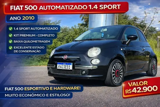FIAT 500 1.4 SPORT 16V GASOLINA 2P AUTOMATIZADO