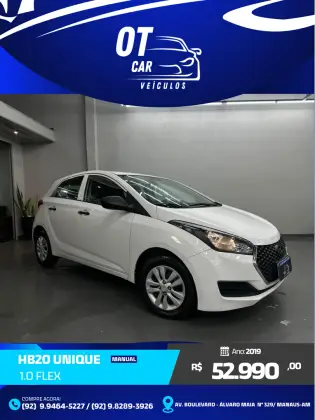 HYUNDAI HB20 1.0 UNIQUE 12V FLEX 4P MANUAL