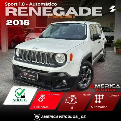 JEEP RENEGADE 1.8 16V FLEX SPORT 4P AUTOMÁTICO