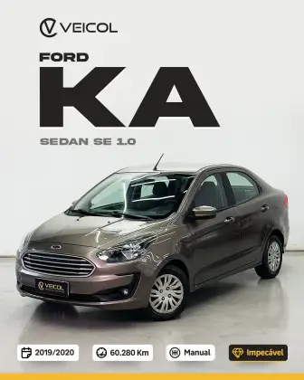 FORD KA 1.0 TI-VCT FLEX SE SEDAN MANUAL FORD KA 1.0 TI-VCT FLEX SE SEDAN MANUAL