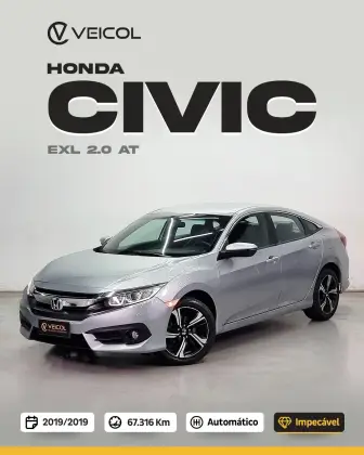 HONDA CIVIC 2.0 16V FLEXONE EXL 4P CVT