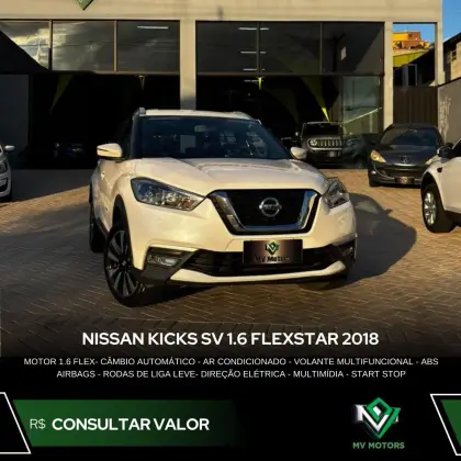 NISSAN KICKS 1.6 16V FLEXSTART SV 4P XTRONIC