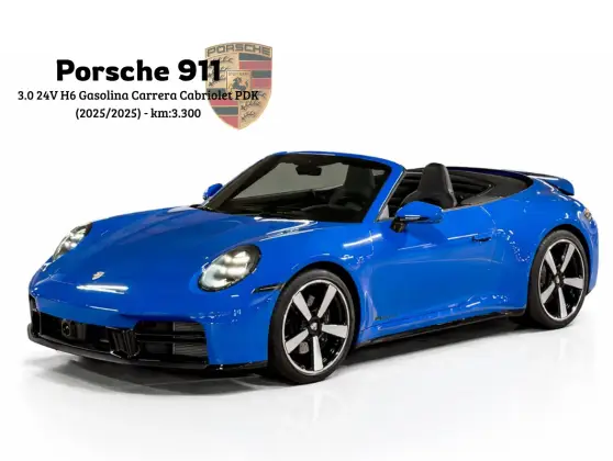 PORSCHE 911 3.0 24V H6 GASOLINA CARRERA CABRIOLET PDK
