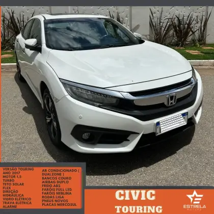 HONDA CIVIC 1.5 16V TURBO GASOLINA TOURING 4P CVT