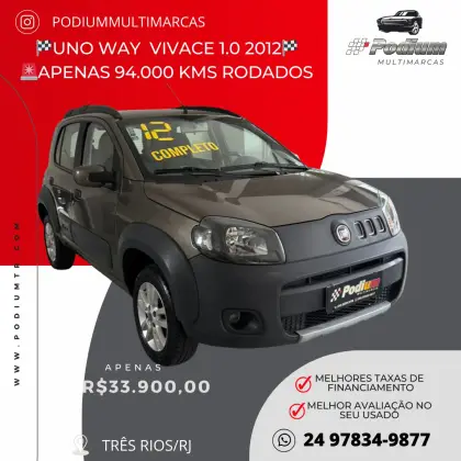 FIAT UNO 1.0 EVO VIVACE 8V FLEX 4P MANUAL