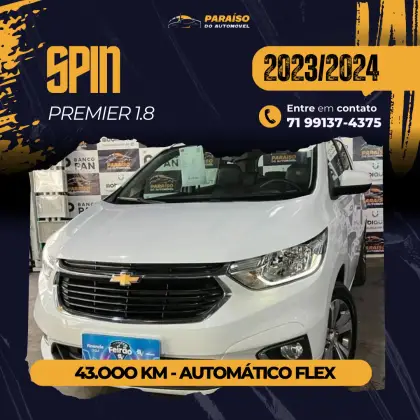CHEVROLET SPIN 1.8 PREMIER 8V FLEX 4P AUTOMÁTICO
