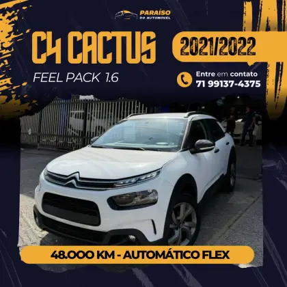 CITROËN C4 CACTUS 1.6 VTI 120 FLEX FEEL PACK EAT6
