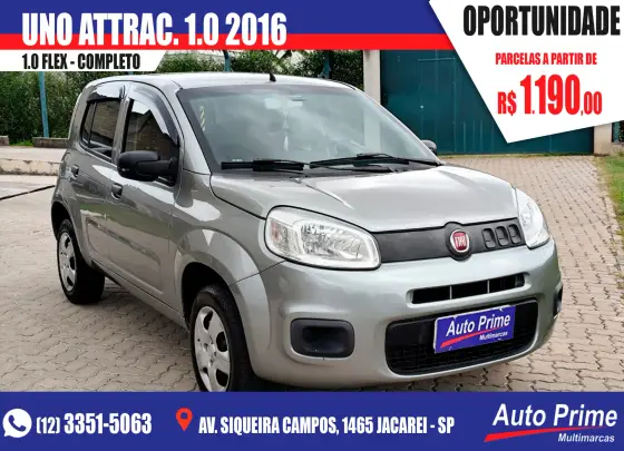 FIAT UNO 1.0 EVO ATTRACTIVE 8V FLEX 4P MANUAL FIAT UNO 1.0 EVO ATTRACTIVE 8V FLEX 4P MANUAL