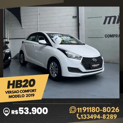 HYUNDAI HB20 1.0 COMFORT PLUS 12V FLEX 4P MANUAL