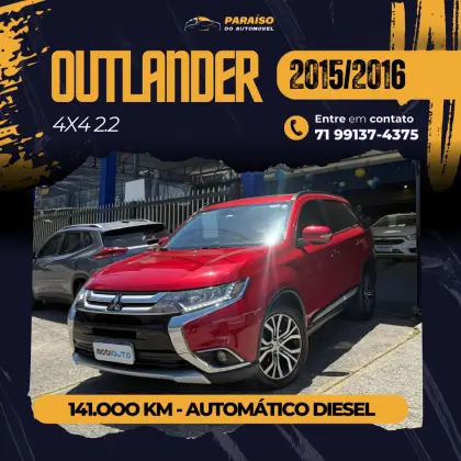 MITSUBISHI OUTLANDER 2.2 4X4 16V DIESEL 4P AUTOMÁTICO MITSUBISHI OUTLANDER 2.2 4X4 16V DIESEL 4P AUTOMÁTICO