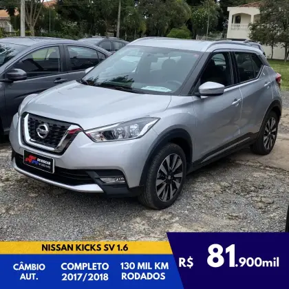 NISSAN KICKS 1.6 16V FLEXSTART SV 4P XTRONIC NISSAN KICKS 1.6 16V FLEXSTART SV 4P XTRONIC