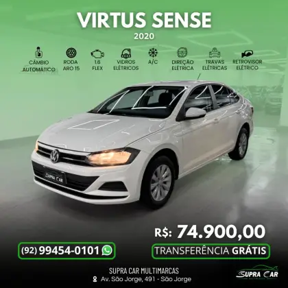 VOLKSWAGEN VIRTUS 1.6 MSI SENSE TOTAL FLEX AUTOMÁTICO