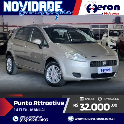 FIAT PUNTO 1.4 ATTRACTIVE 8V FLEX 4P MANUAL
