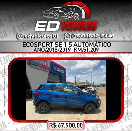 FORD ECOSPORT 1.5 TI-VCT FLEX SE AUTOMÁTICO