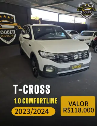 VOLKSWAGEN T-CROSS 1.0 200 TSI TOTAL FLEX COMFORTLINE AUTOMÁTICO VOLKSWAGEN T-CROSS 1.0 200 TSI TOTAL FLEX COMFORTLINE AUTOMÁTICO
