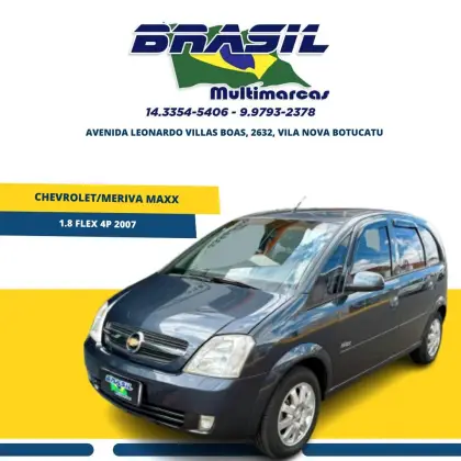 CHEVROLET MERIVA 1.8 MPFI MAXX 8V FLEX 4P MANUAL