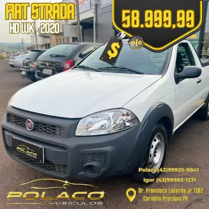 FIAT STRADA 1.4 MPI HARD WORKING CS 8V FLEX 2P MANUAL FIAT STRADA 1.4 MPI HARD WORKING CS 8V FLEX 2P MANUAL