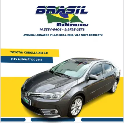 TOYOTA COROLLA 2.0 XEI 16V FLEX 4P AUTOMÁTICO