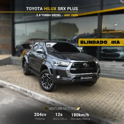 TOYOTA HILUX 2.8 D-4D TURBO DIESEL CD SRX PLUS 4X4 AUTOMÁTICO