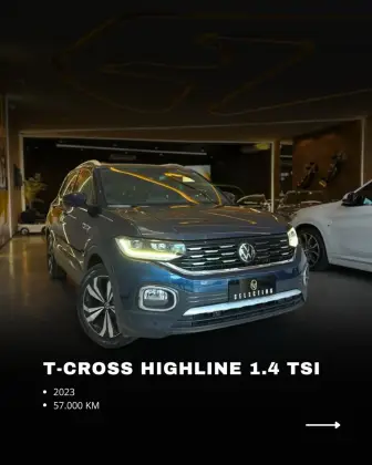 VOLKSWAGEN T-CROSS 1.4 250 TSI TOTAL FLEX HIGHLINE AUTOMÁTICO