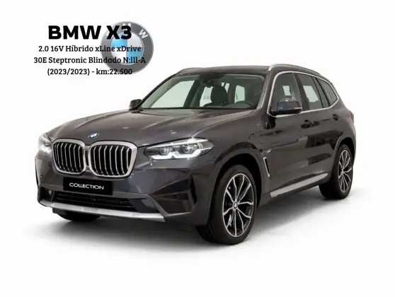 BMW X3 2.0 16V HÍBRIDO X LINE XDRIVE30E STEPTRONIC