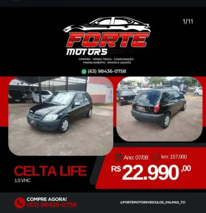 CHEVROLET CELTA 1.0 MPFI LIFE 8V FLEX 2P MANUAL