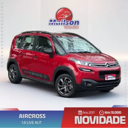 CITROËN AIRCROSS 1.6 LIVE 16V FLEX 4P AUTOMÁTICO