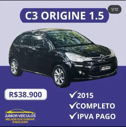 CITROËN C3 1.5 ORIGINE 8V FLEX 4P MANUAL