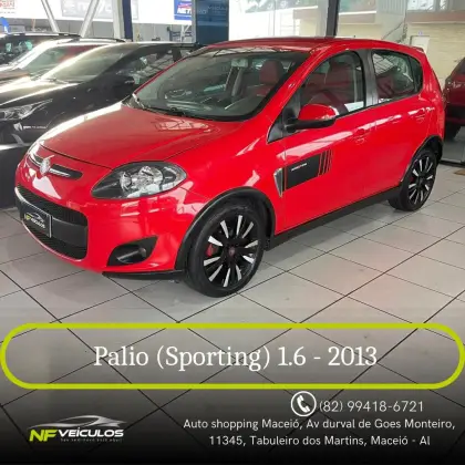 FIAT PALIO 1.6 MPI SPORTING 16V FLEX 4P MANUAL FIAT PALIO 1.6 MPI SPORTING 16V FLEX 4P MANUAL