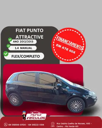 FIAT PUNTO 1.4 ATTRACTIVE 8V FLEX 4P MANUAL