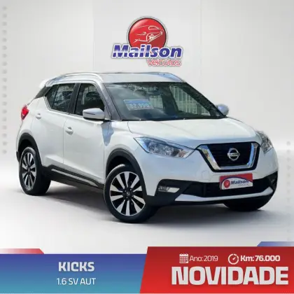 NISSAN KICKS 1.6 16V FLEXSTART SV 4P XTRONIC