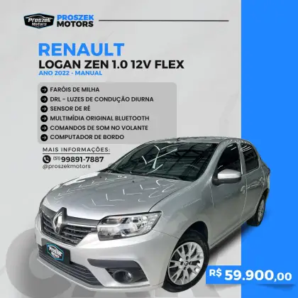 RENAULT LOGAN 1.0 12V SCE FLEX ZEN MANUAL