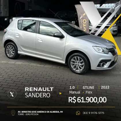 RENAULT SANDERO 1.0 12V SCE FLEX GT LINE MANUAL