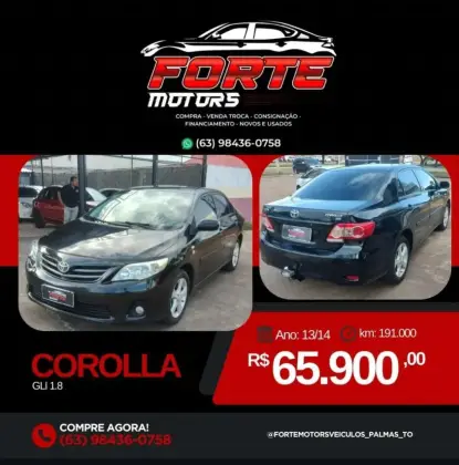 TOYOTA COROLLA 1.8 GLI 16V FLEX 4P AUTOMÁTICO TOYOTA COROLLA 1.8 GLI 16V FLEX 4P AUTOMÁTICO