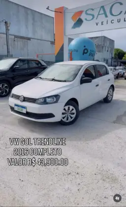 VOLKSWAGEN GOL 1.0 MI TRENDLINE 8V FLEX 4P MANUAL VOLKSWAGEN GOL 1.0 MI TRENDLINE 8V FLEX 4P MANUAL