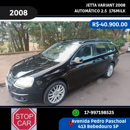 VOLKSWAGEN JETTA 2.5 I VARIANT 20V 170CV GASOLINA 4P TIPTRONIC