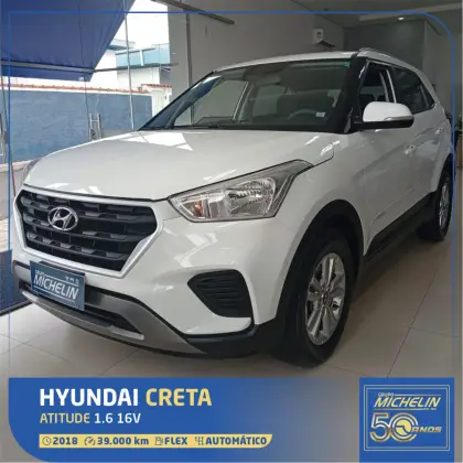HYUNDAI CRETA 1.6 16V FLEX ATTITUDE AUTOMÁTICO HYUNDAI CRETA 1.6 16V FLEX ATTITUDE AUTOMÁTICO