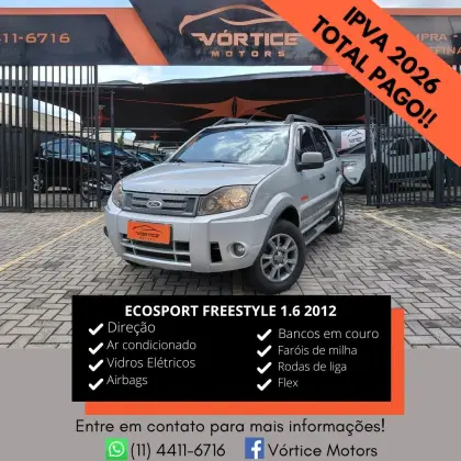 FORD ECOSPORT 1.6 XLT FREESTYLE 8V FLEX 4P MANUAL