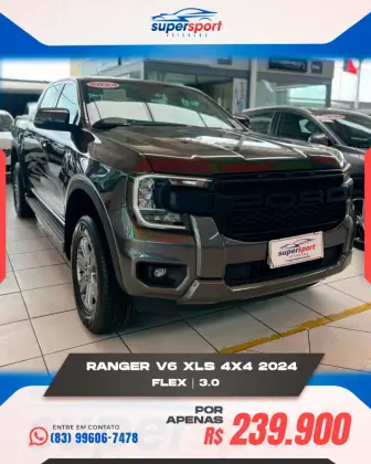 FORD RANGER 3.0 V6 TURBO DIESEL CD XLS 4X4 AUTOMÁTICO FORD RANGER 3.0 V6 TURBO DIESEL CD XLS 4X4 AUTOMÁTICO