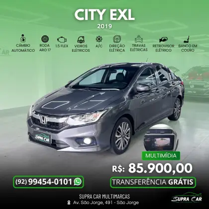 HONDA CITY 1.5 EXL 16V FLEX 4P AUTOMÁTICO