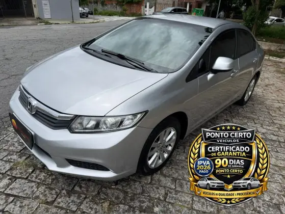 HONDA CIVIC 1.8 LXS 16V FLEX 4P AUTOMÁTICO