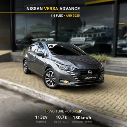 NISSAN VERSA 1.6 16V FLEX ADVANCE XTRONIC