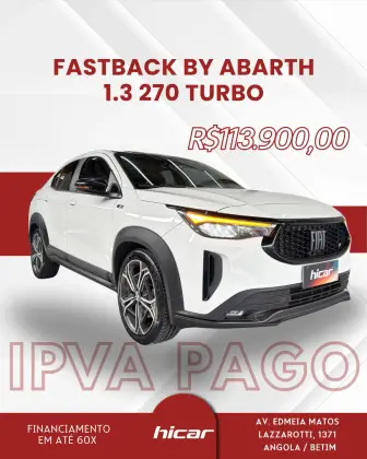 FIAT FASTBACK 1.3 TURBO 270 FLEX LIMITED EDITION AT6