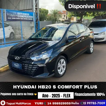 HYUNDAI HB20S 1.0 12V FLEX COMFORT PLUS MANUAL HYUNDAI HB20S 1.0 12V FLEX COMFORT PLUS MANUAL
